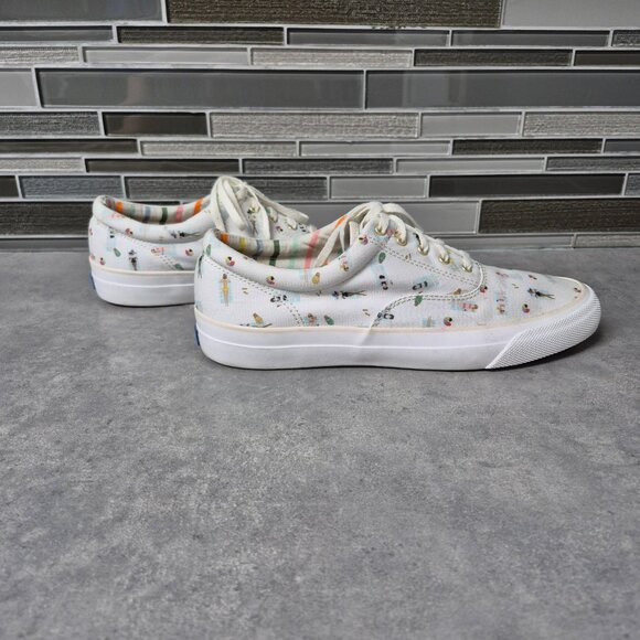 9.5 Anthropologie Keds x Rifle Paper Company Sun Girls Sneakers - Picture 6 of 11